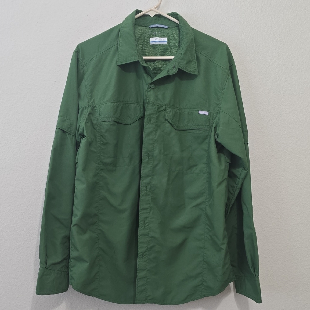 Columbia Men's Forest Green Shirt Jacket‎ Lg